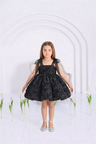 BLACK ROSALIE DRESS