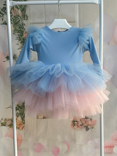 BLUE JELLYBEAN TUTU DRESS