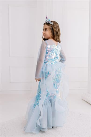 BLUE SQUAMA MERMAID COSTUME