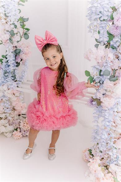SUGAR PINK SORBET WINTER DRESS