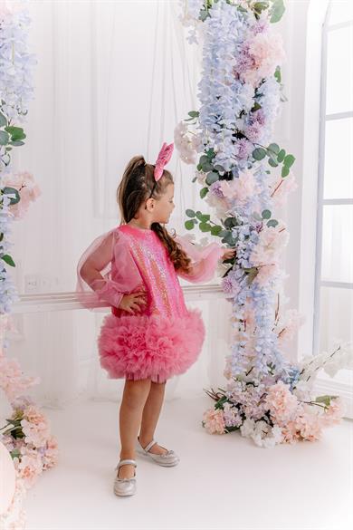 SUGAR PINK SORBET WINTER DRESS
