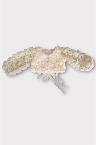 CREAM FLOWER JACKET
