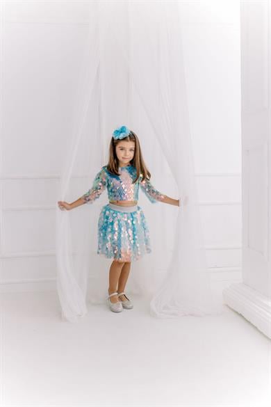 ELSA SQUAMA SKIRT AND CROP