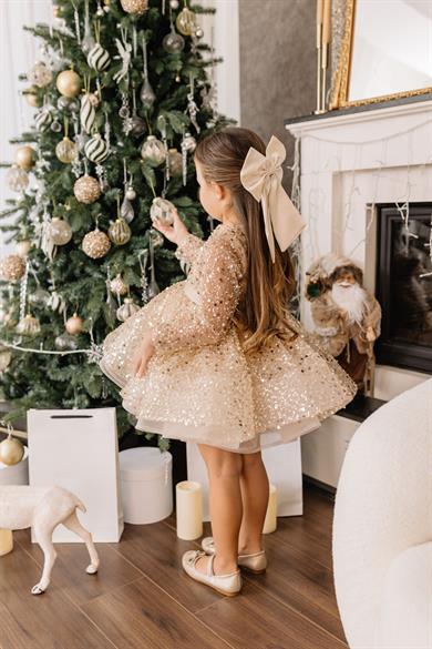 GOLD SPARKLE DRESS