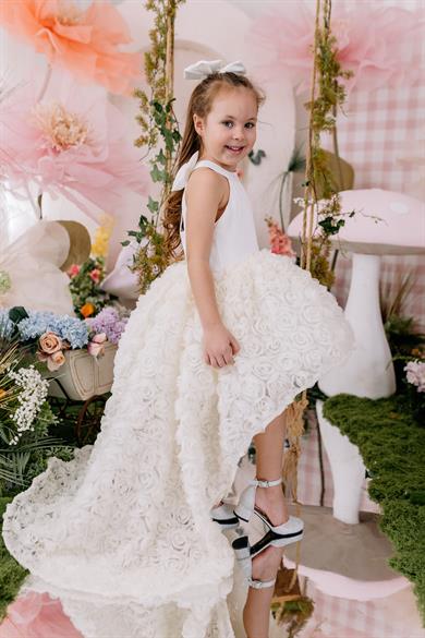 JASMINE DRESS WITH TAIL