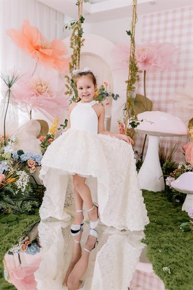 JASMINE DRESS WITH TAIL