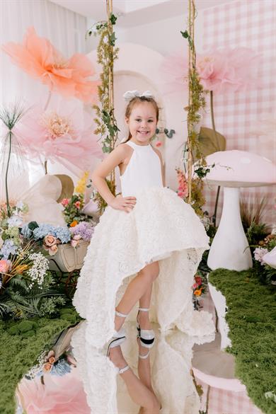 JASMINE DRESS WITH TAIL
