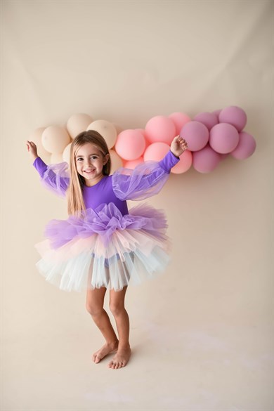 LILAC BOHO WINTER NEW COLOR TUTU DRESS