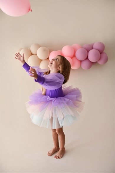 LILAC BOHO WINTER NEW COLOR TUTU DRESS