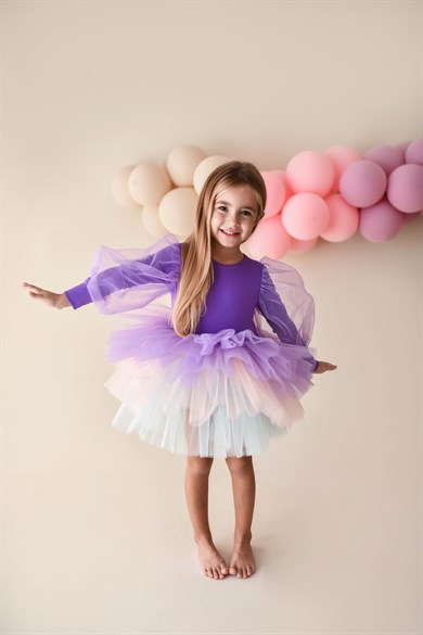 LILAC BOHO WINTER NEW COLOR TUTU DRESS