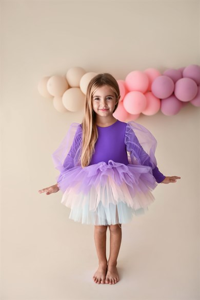 LILAC BOHO WINTER NEW COLOR TUTU DRESS