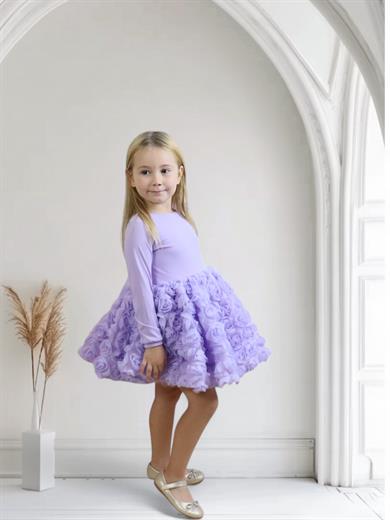 LILAC FLOWER TUTU DRESS