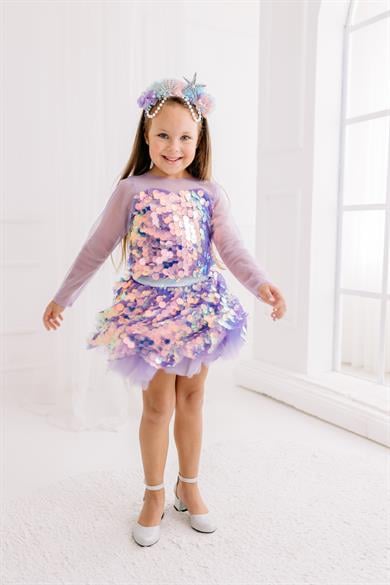 LILAC SIRENE SHIRT&SKIRT