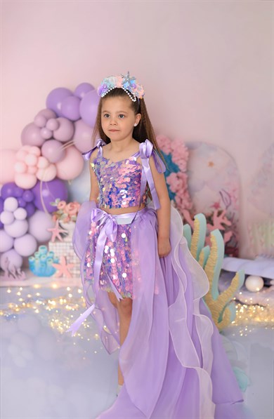 LILAC SIRENE SUMMER OUTFIT (TAÇ HARİÇ TAM SET)