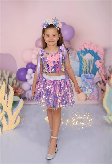 LILAC SIRENE SUMMER OUTFIT (TAÇ HARİÇ TAM SET)