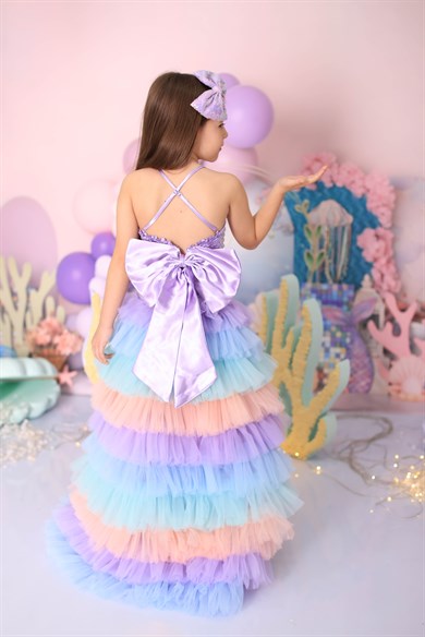 LILAC SPARKLE TIDE FANTASY OUTFIT (TAÇ DAHİL TAM SET)