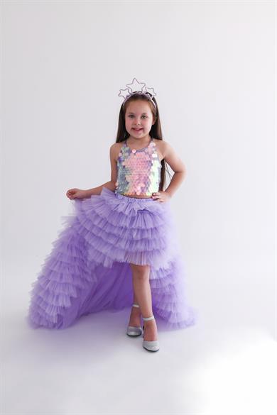 LILAC STELLA SKIRT AND CROP