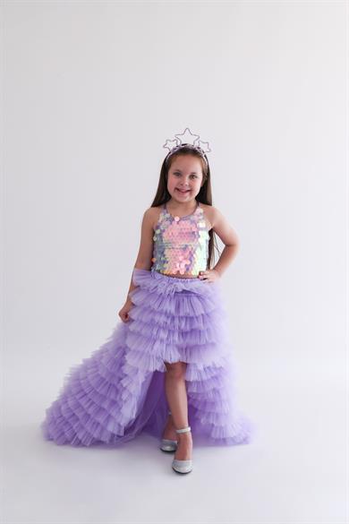 LILAC STELLA SKIRT AND CROP