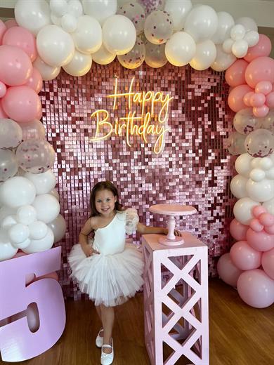 ONE PUFF SHOULDER TUTU DRESS