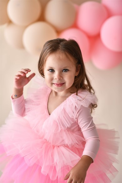 PINK FRILLS TUTU DRESS