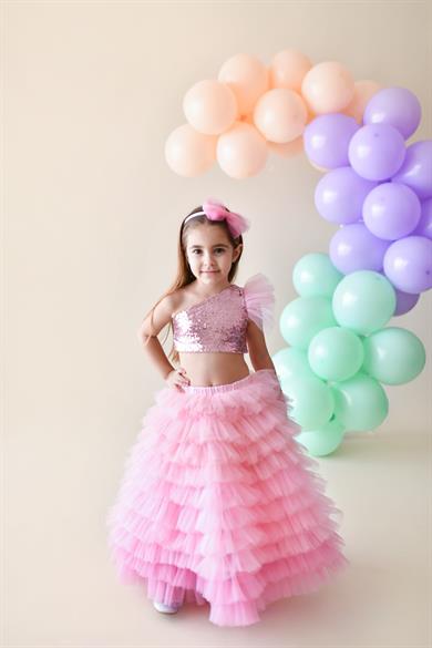 PINK OMBRE TUTU SKIRT (TEK ETEK)