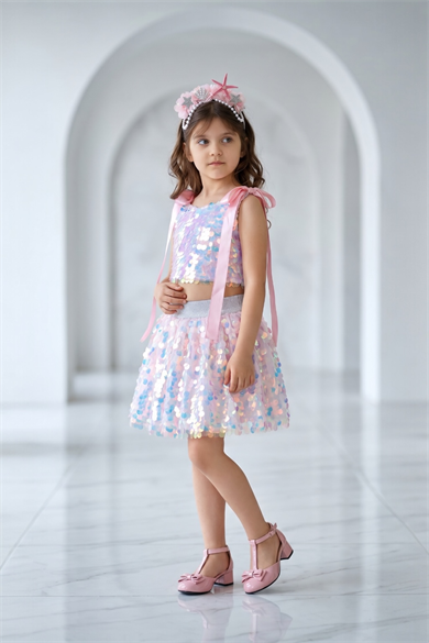 PINK SIRENE SUMMER OUTFIT (TAÇ HARİÇ TAM SET)