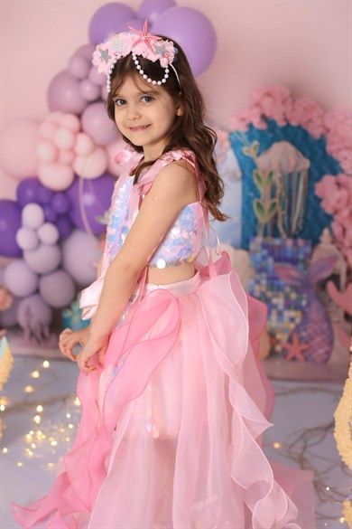 PINK SIRENE SUMMER OUTFIT (TAÇ HARİÇ TAM SET)