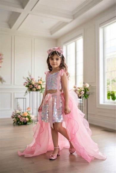 PINK SIRENE SUMMER OUTFIT (TAÇ HARİÇ TAM SET)