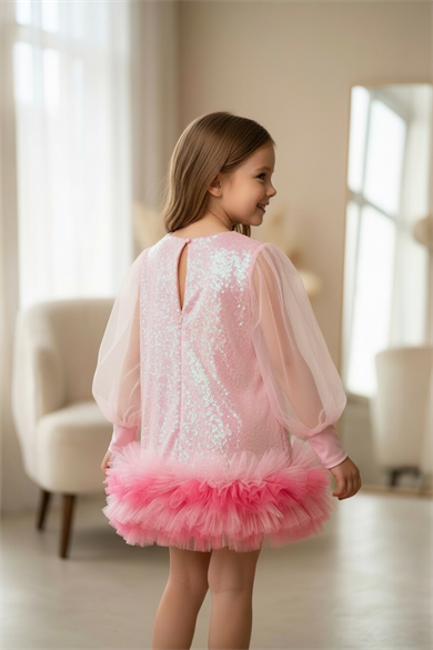 PINK SORBET WINTER DRESS