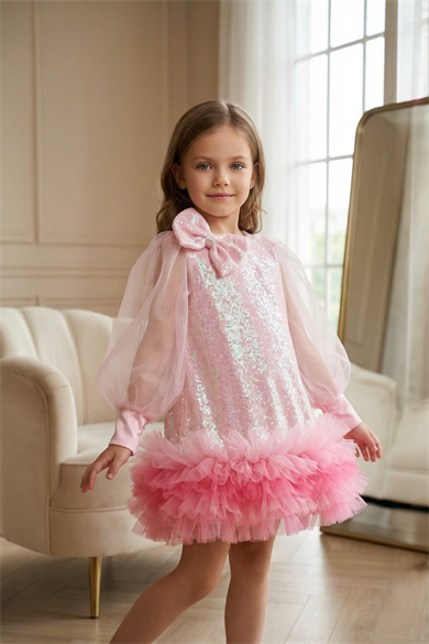 PINK SORBET WINTER DRESS
