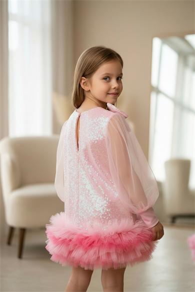 PINK SORBET WINTER DRESS