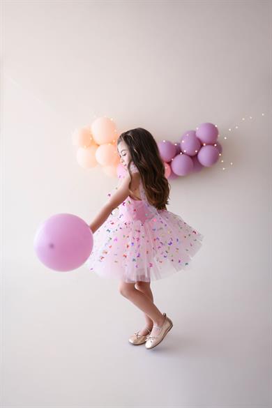 PINK BUTTERFLY TUTU DRESS