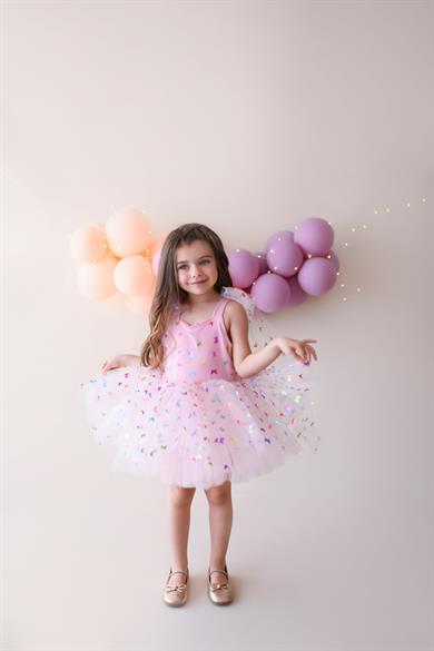 PINK BUTTERFLY TUTU DRESS