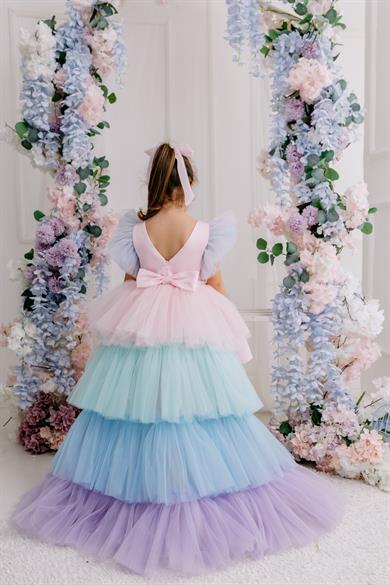 POLLY DRESS WITH TAIL