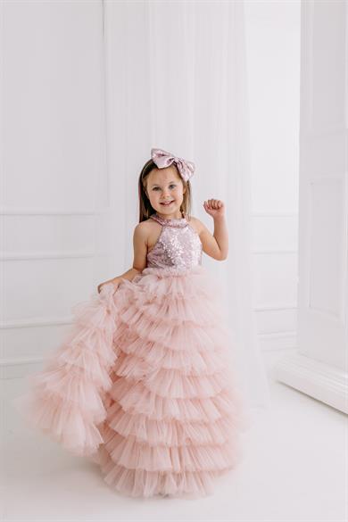 POWDER SCARLETT TUTU DRESS
