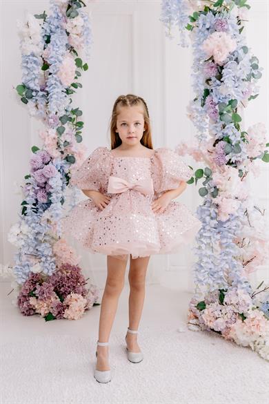 POWDER TIFFANY DRESS