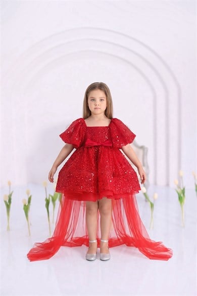 RED TIFFANY DRESS