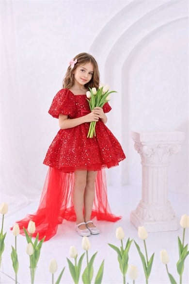 RED TIFFANY DRESS