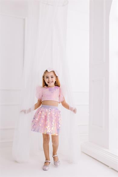 SQUAMA SKIRT & SQUAMA FRILL CROP