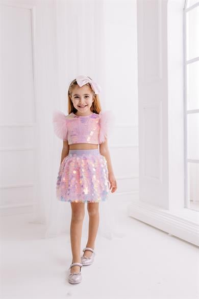SQUAMA SKIRT & SQUAMA FRILL CROP