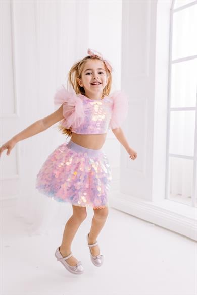 SQUAMA SKIRT & SQUAMA FRILL CROP