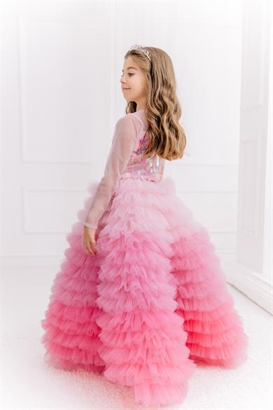 SUGAR CANDY LONG SKIRT&PINK TULLE CROP