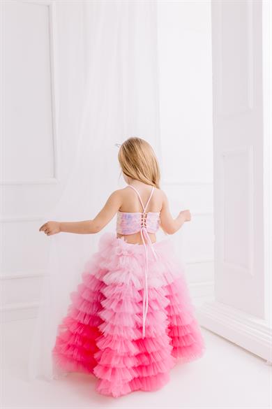 SUGAR CANDY TUTU SKIRT& AMBER CROP TOP
