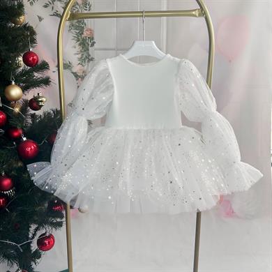 WHITE BALLOON MAGICAL TUTU DRESS