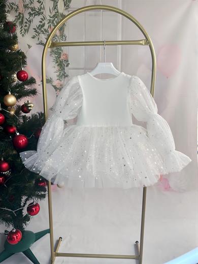WHITE BALLOON MAGICAL TUTU DRESS