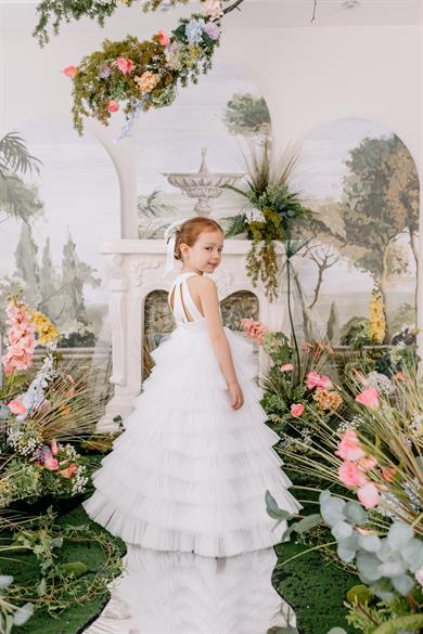 WHITE SCARLETT TUTU DRESS