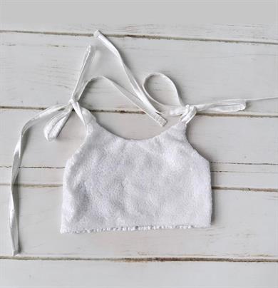 WHITE SHINY CROP