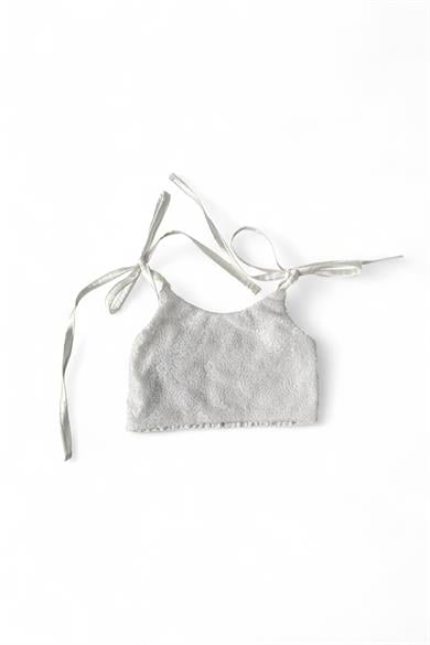 WHITE SHINY CROP