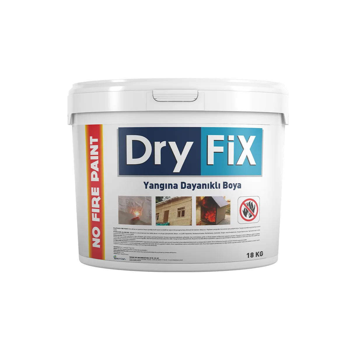 Dry Fix Yangın Geciktirici Boya 18 KG