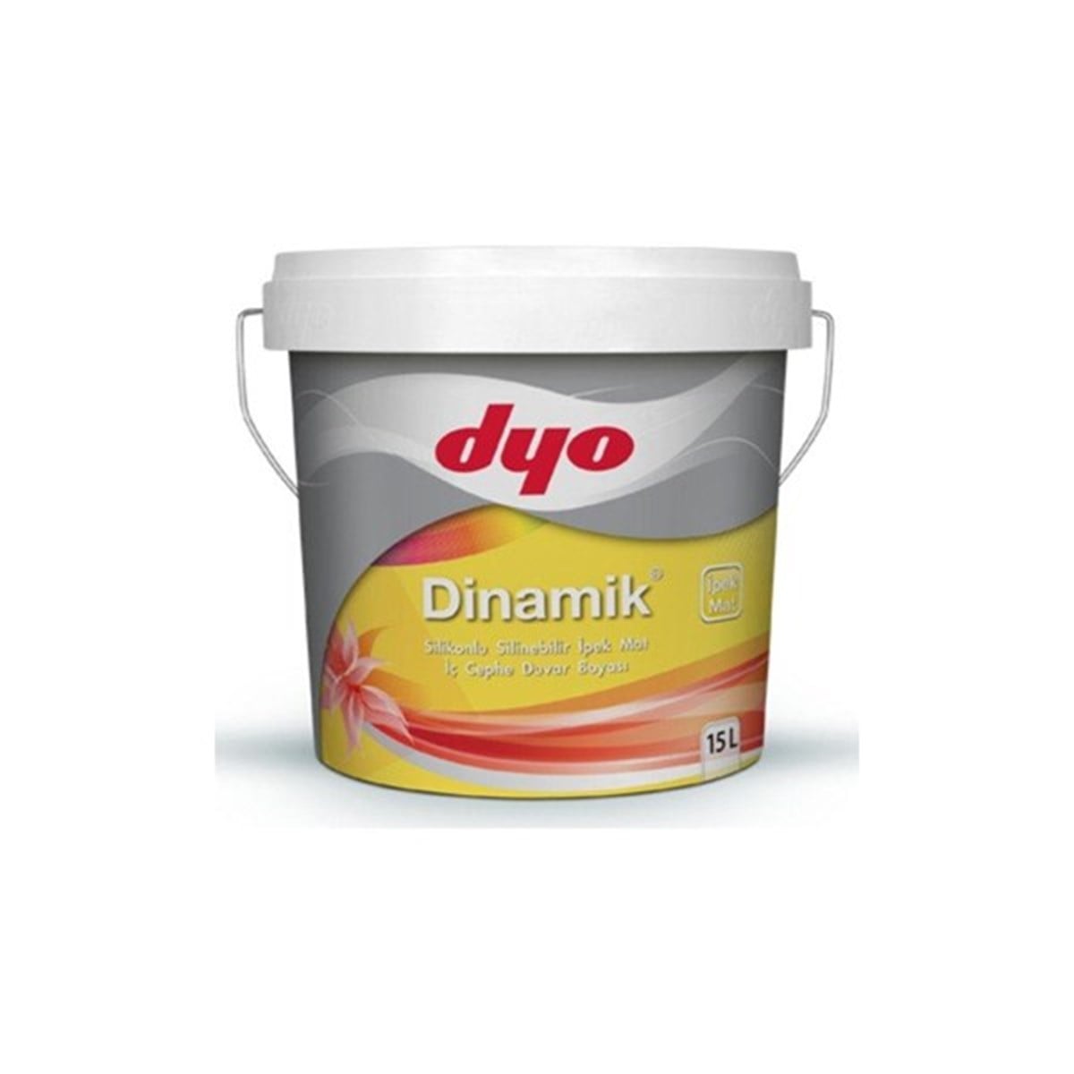 DYO Dinamik İç Cephe Silikonlu Silinebilir İpek Mat Boya 7.5 Lt